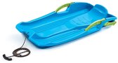 Slee Hornet - blauw - 80 cm - met rem - voor kinderen - kinderslee - winterpret sleetje