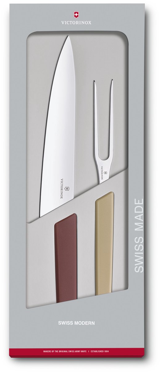 Victorinox 6.9096.21G, Messenset, Roestvrijstaal, Polypropyleen, Roestvrijstaal, Meerkleurig, 21 cm