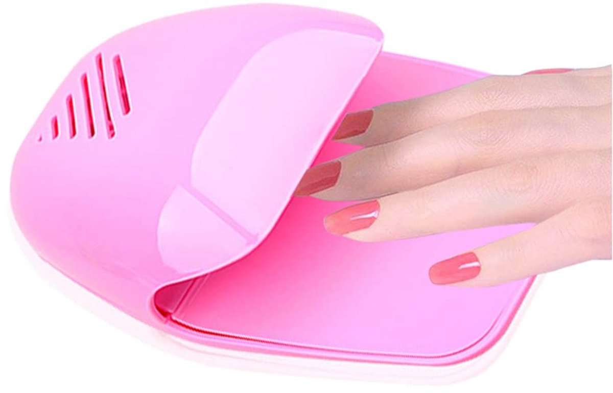 Ynkkvre - Nageldroger - Nagellak Droger - Nageldroger - Snelle Droging Voor Manicure En Pedicure - 1 Stuk - Thuis Gebruik+Roze