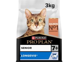 Kattenvoer Senior Zalm 3kg - Compleet Graanvrij Voer voor Oudere Katten