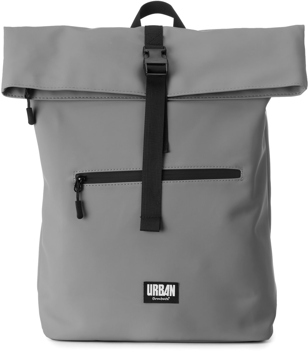 Bombata Urbanite Rolltop 16 inch Laptop Rugtas Boston - Unisex Rugzak - Dames en Heren - Grijs