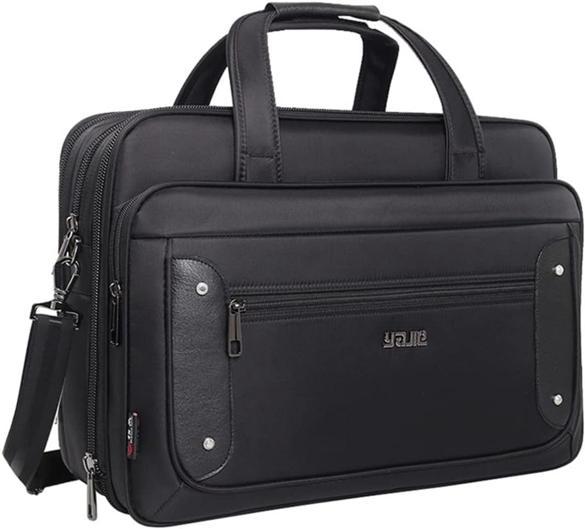 Grote Canvas Laptoptas Heren - Stijlvolle Werktas en Dokumetas