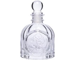Lege Geurverspreider - Flespot - Aromatherapie - Opslagcontainer - Geuraccessoires voor Thuis - Olie - Geurdecoratie - 100 ml - Aromageur - Duurzaam - Geschikt voor Alle Ruimtes - Transparant