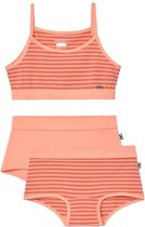 Ensemble sous-vêtement Woody fille - lion - rose - 1 haut et 2 boxers - taille 140