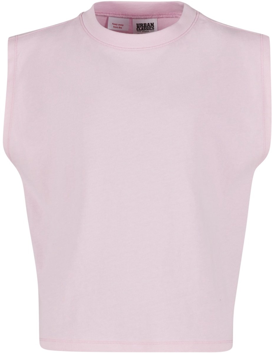 Urban Classics Oversized Boxy Heavy Tanktop Kinderen Kids 122/128 Roze