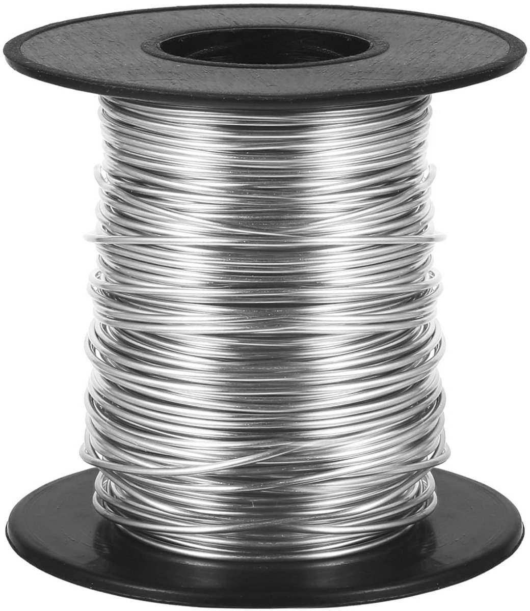 20 gauge draad voor sieraden maken en knutselen - 304 roestvrij staal (0,8 mm, 25 m)