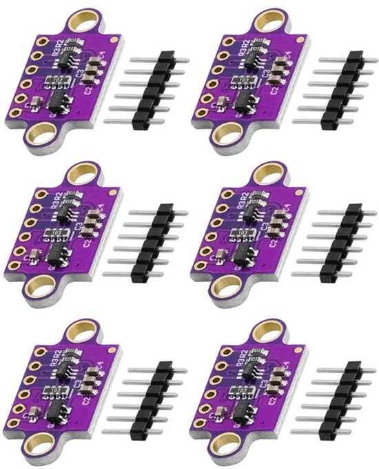 Lot De 5 Capteurs De Distance Laser VL53L0X - Portée 2 M, I2C, Pour Arduino, Drones, Robots
