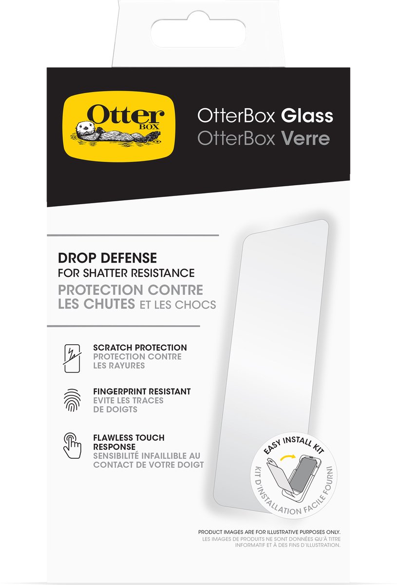 Otterbox - Glass geschikt voor iPhone 16 Screenprotector - transparant