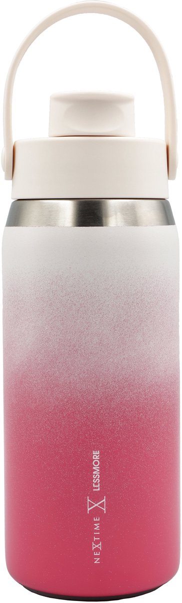 Thermische fles 473ml (16oz)-95% gerecycled roestvrij staal-Cherry Blossom 'Canvas fles 16'