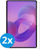 Lot de 2 protections d'écran pour tablette Lenovo Idea Tab Plus (2025) - 12,1 pouces - Tempered Glass - Compatible avec les coques - Transparent