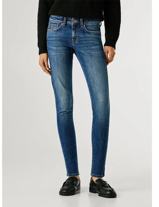 Pepe Jeans Soho Skinny Fit Jeans Taille Basse 27 / 30 Femme