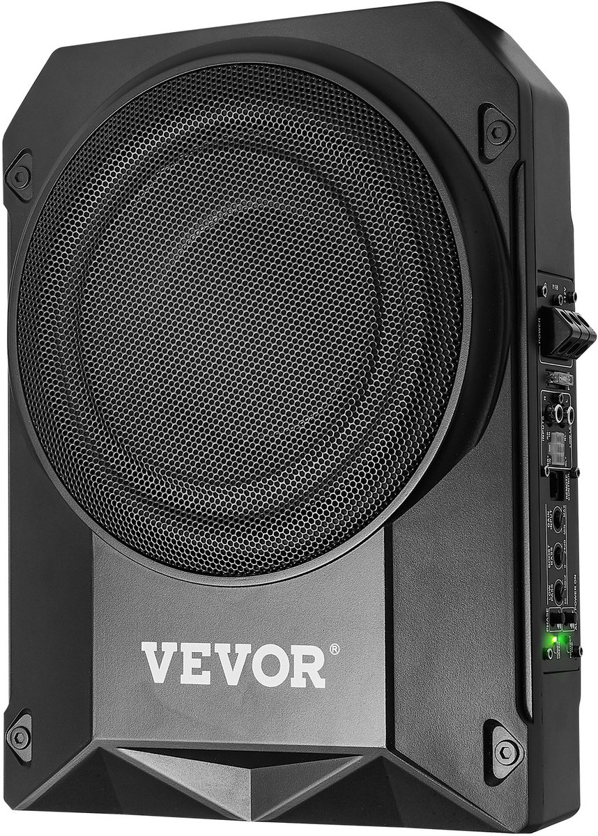 VEVOR Auto-Subwoofer Onder de Stoel 400 W Slank Actief Subwoofersysteem 254mm – foto 2