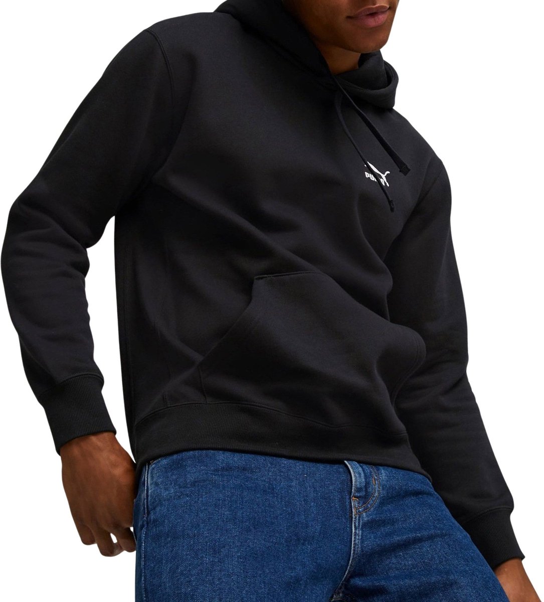 Puma ESS Small Logo Hoodie Heren Zwart