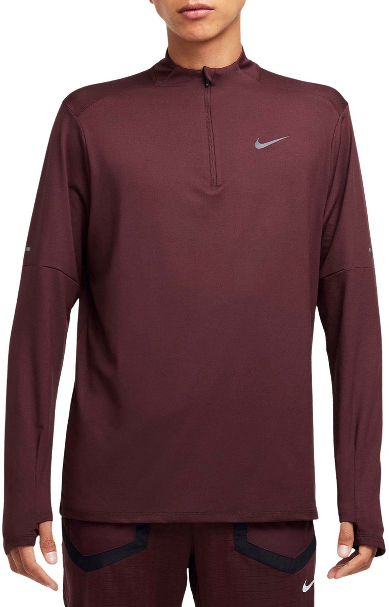 Nike Dri-FIT Element Half-Zip Hardloopshirt Heren Rood