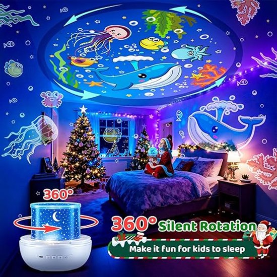 touyinyi Magische Sterrenhemel LED Projector Nachtlampje Sterrenhemel Projector Nachtlamp Kleurrijke Roterende Lamp voor