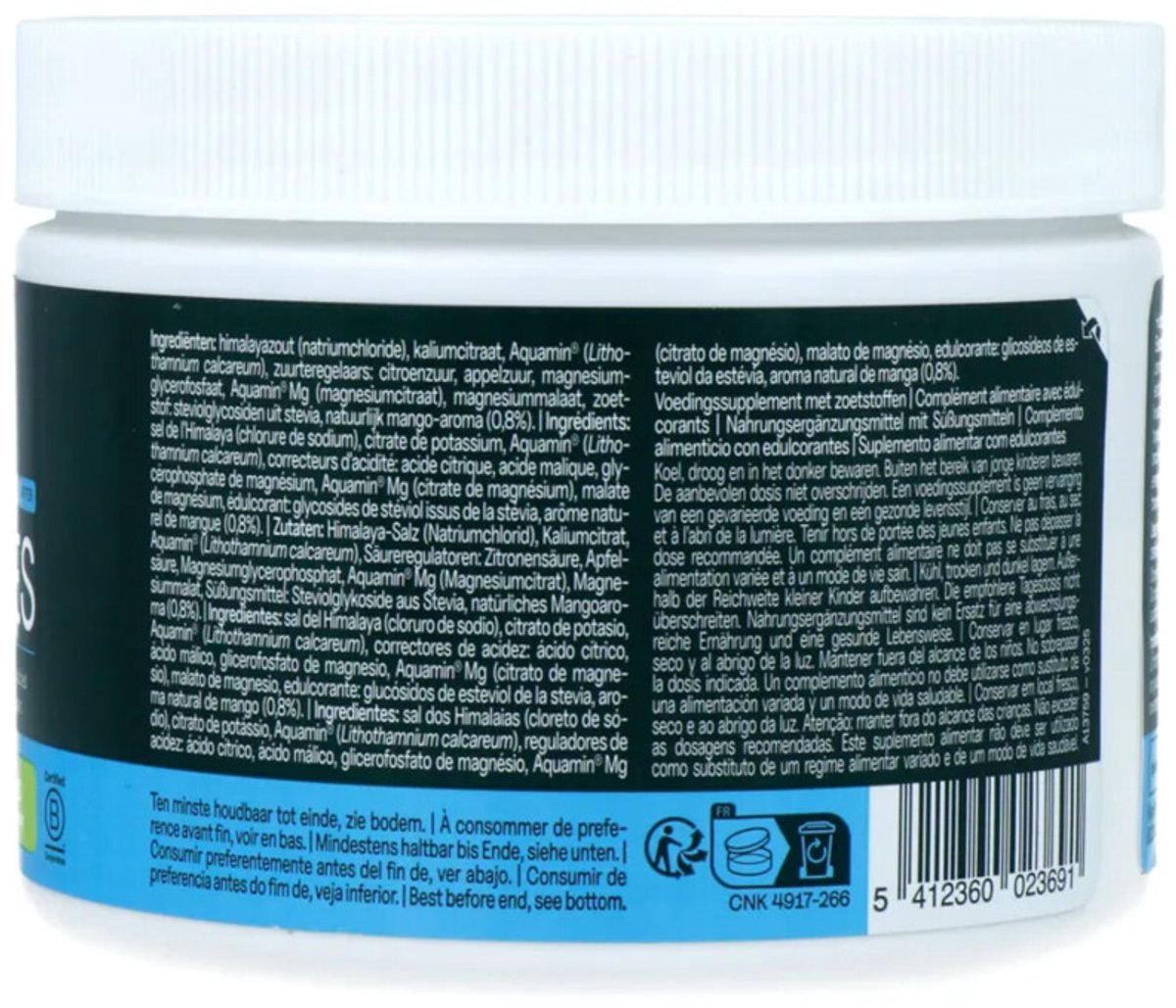 The Green Athlete - Elektrolytes Mango - 2 x 320 gr - Voordeelverpakking
