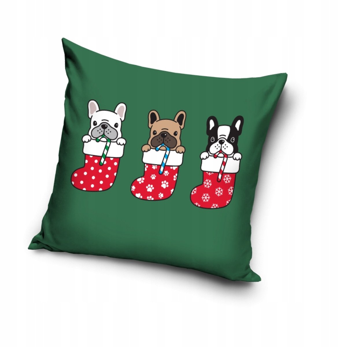 Kerst Kussenhoes 40x40cm - Feestelijk Patroon 5