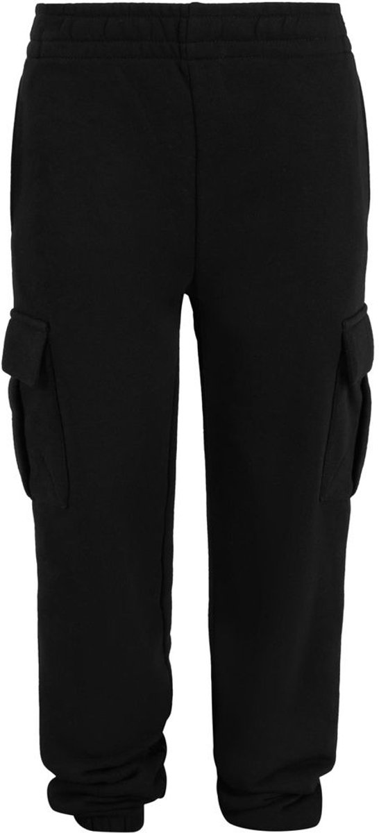 Urban Classics Light Terry Wide Kinder Cargobroek Kids 134/140 Zwart