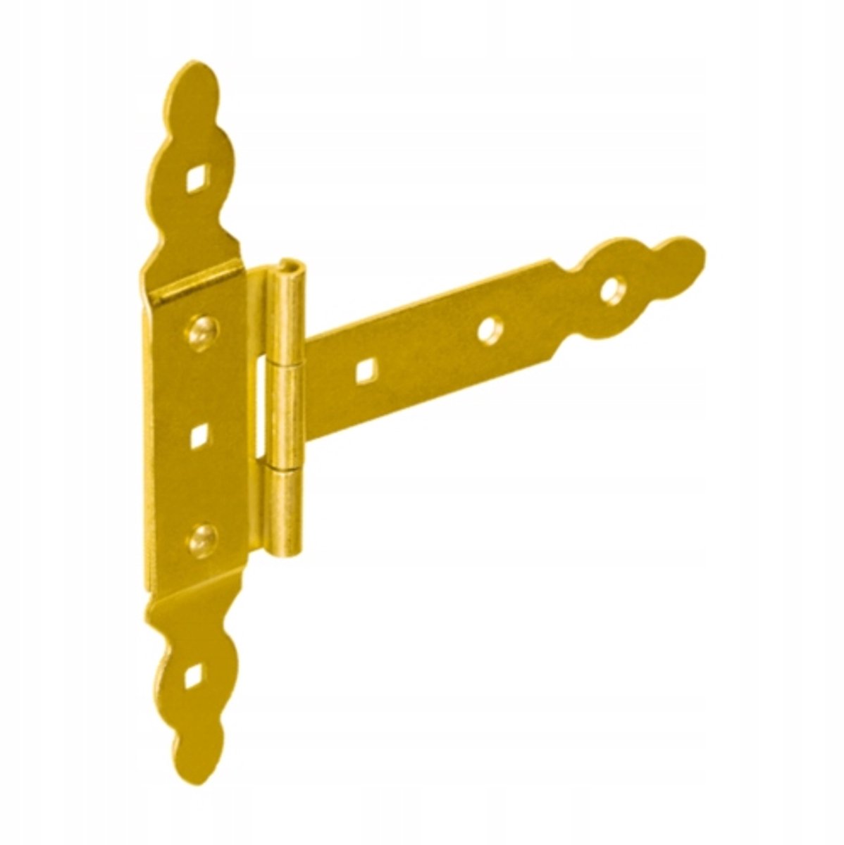 Decoratieve Poortscharnier Verzinkt Goud 150mm