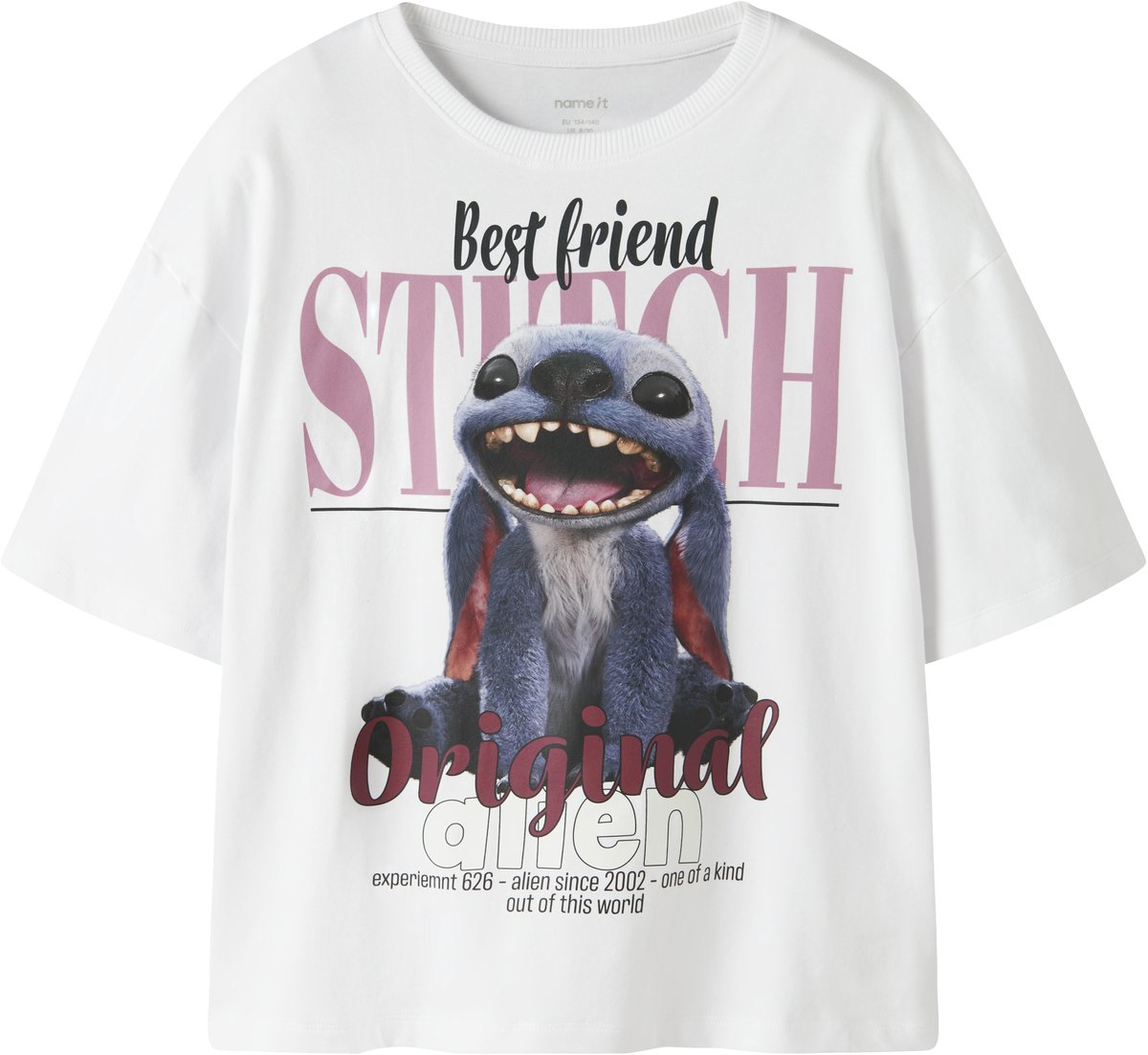 NAME IT - NKFADANA STITCH SS RLX TOP WDI - Meisjes - T-shirts