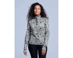 Poederbaas Skipully Dames - Cabin Life - Wit / Zwart - Maat XL