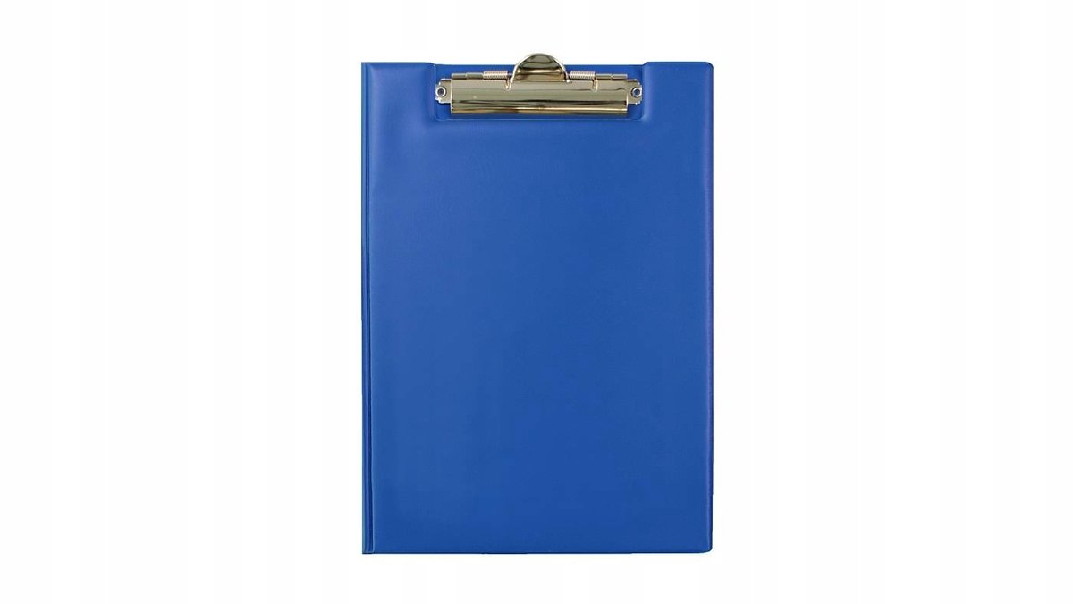 TRES Klembord A5 Blauw - Stevige kaart met klem