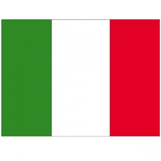 20x Autocollants intérieur et extérieur Italie 10 cm - Autocollants drapeau italien - Articles de fête des supporters - Décorations et décorations champêtres