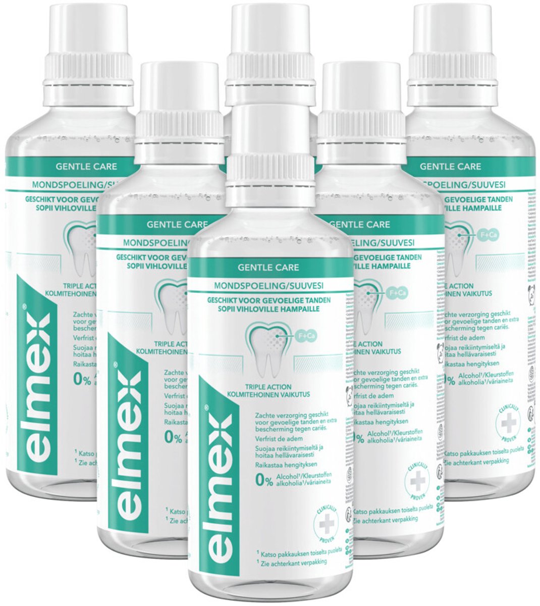 Elmex Mondspoeling Sensitve - 6 x 400 ml - Voordeelverpakking