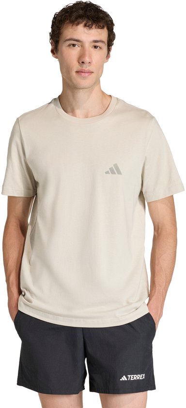 Adidas Terrex Terrex Mountain Graphic T-Shirt - Heren - Beige