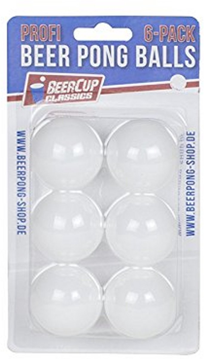 Professionele Beer Pong Ballen - Tafeltennisballen Set van 6