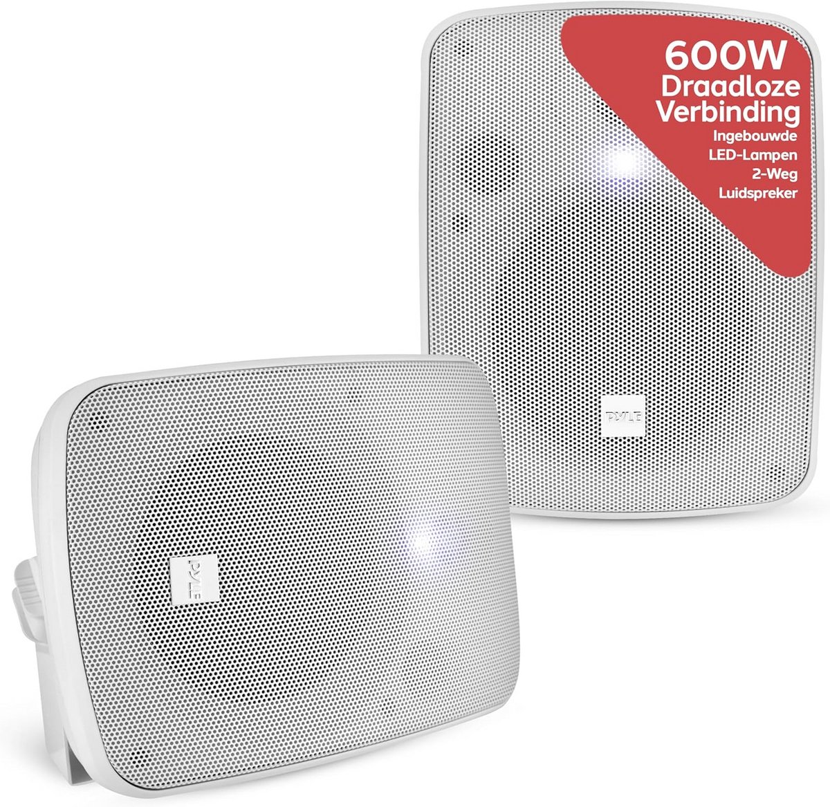 Waterdichte Bluetooth Stereo Speakerset - Draadloos Binnen/Buiten - Voor Thuis, Boot en Zwembad