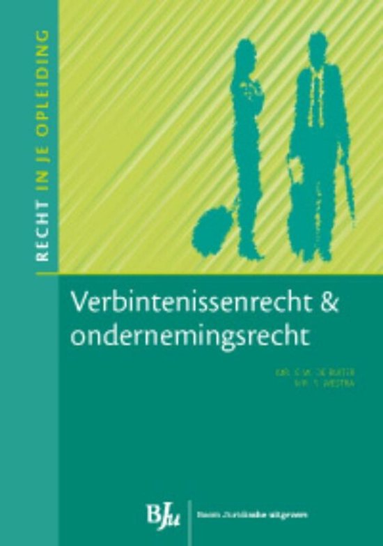 Recht in je opleiding Verbintenissenrecht & ondernemingsrech ... - cover