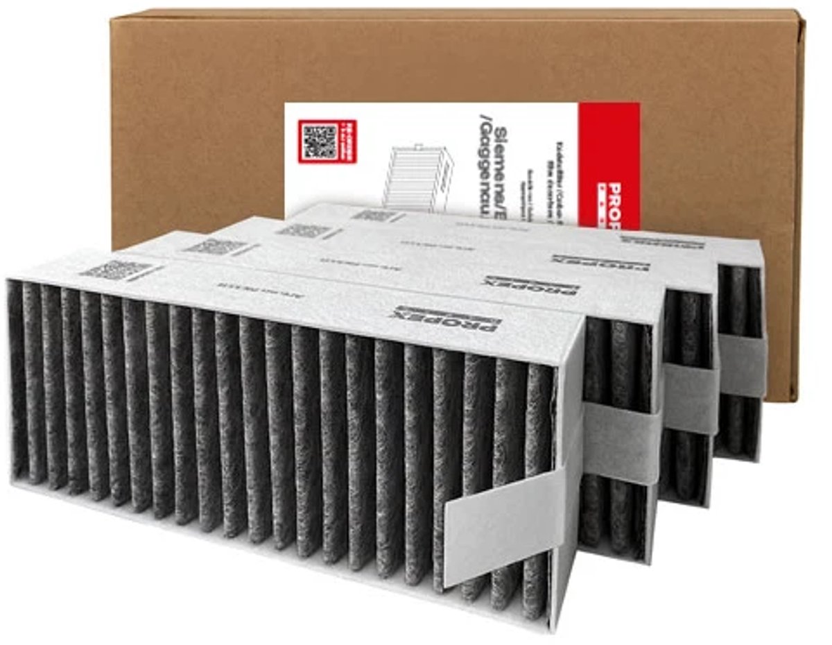 Filtri A Carbone Attivo Per Cappe Bosch, Neff, Siemens - Set Da 4 Pezzi, 192x75x35 Mm