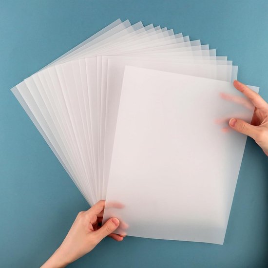 100 vellen afdrukbaar doorschijnend vellum papier, calqueerpapier voor uitnodiging, schetsen, 93 g/m² (8,5 x 11 inch