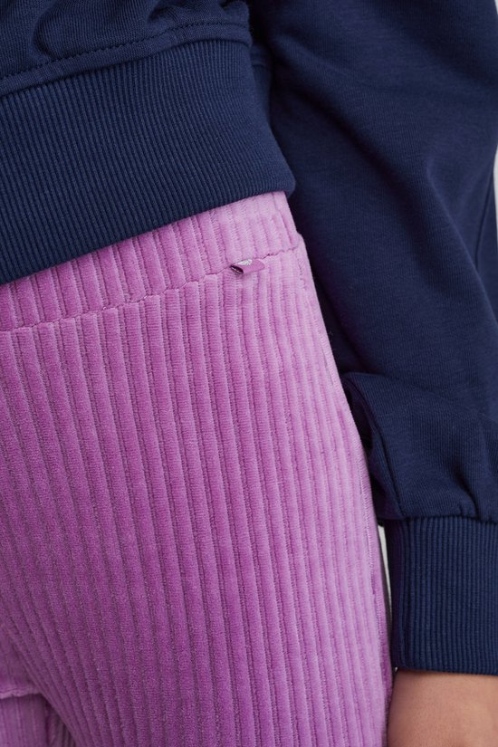 Leggings côtelés évasés en velours WE Fashion Filles