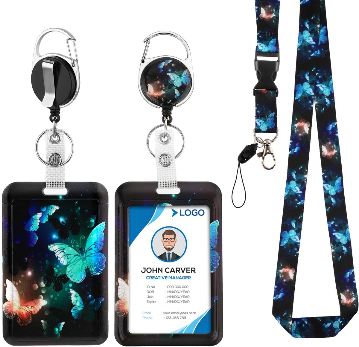 IMPERATORIS® Badgehouder - Pashouder Soft - ID Cardhouder - Waterdicht - Ideaal voor School, Universiteit en Kantoor - 1 Stuks