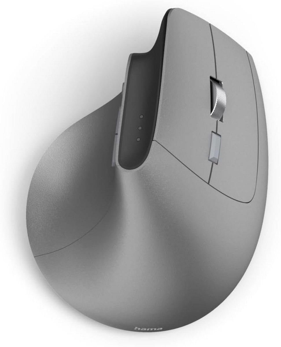 Ergonomische Verticaal Draadloze Muis voor Meerdere Apparaten met Oplaadbare Batterij