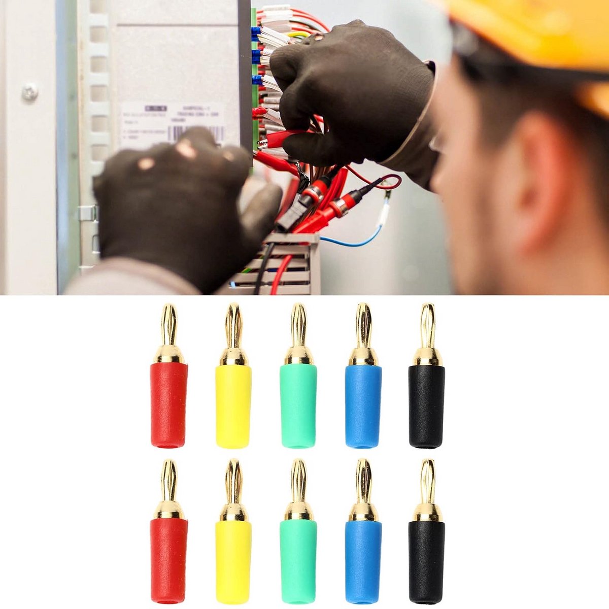 Banaanstekkers 2,5 mm voor Luidsprekerkabel - Soldeerbaar en Verguld