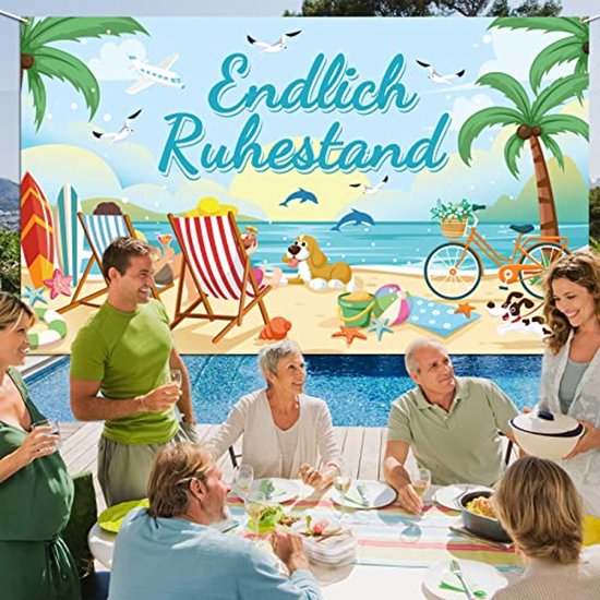 Banner Pensioen | Jubileumbord Schild huren Feestwinkel De Goede Keus Banner Pensioen | Jubileumbord Schild huren Feestwinkel De Goede Keus