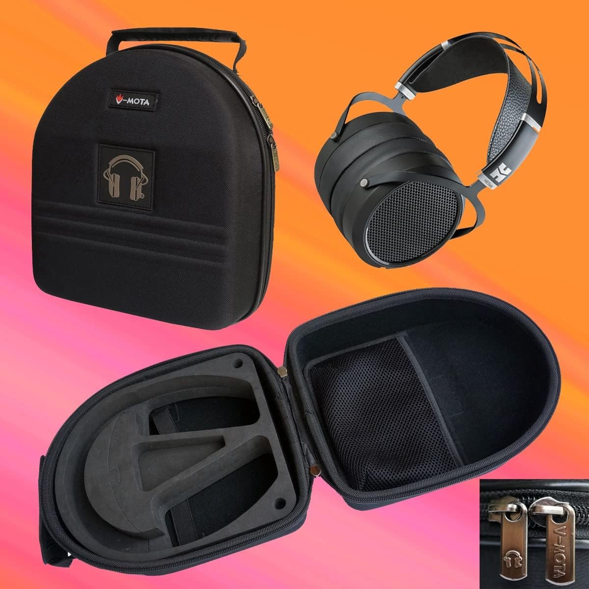 Harde Draagtas voor Planar Full-Size Over Ear Hoofdtelefoons - Schokbestendige Opbergkoffer