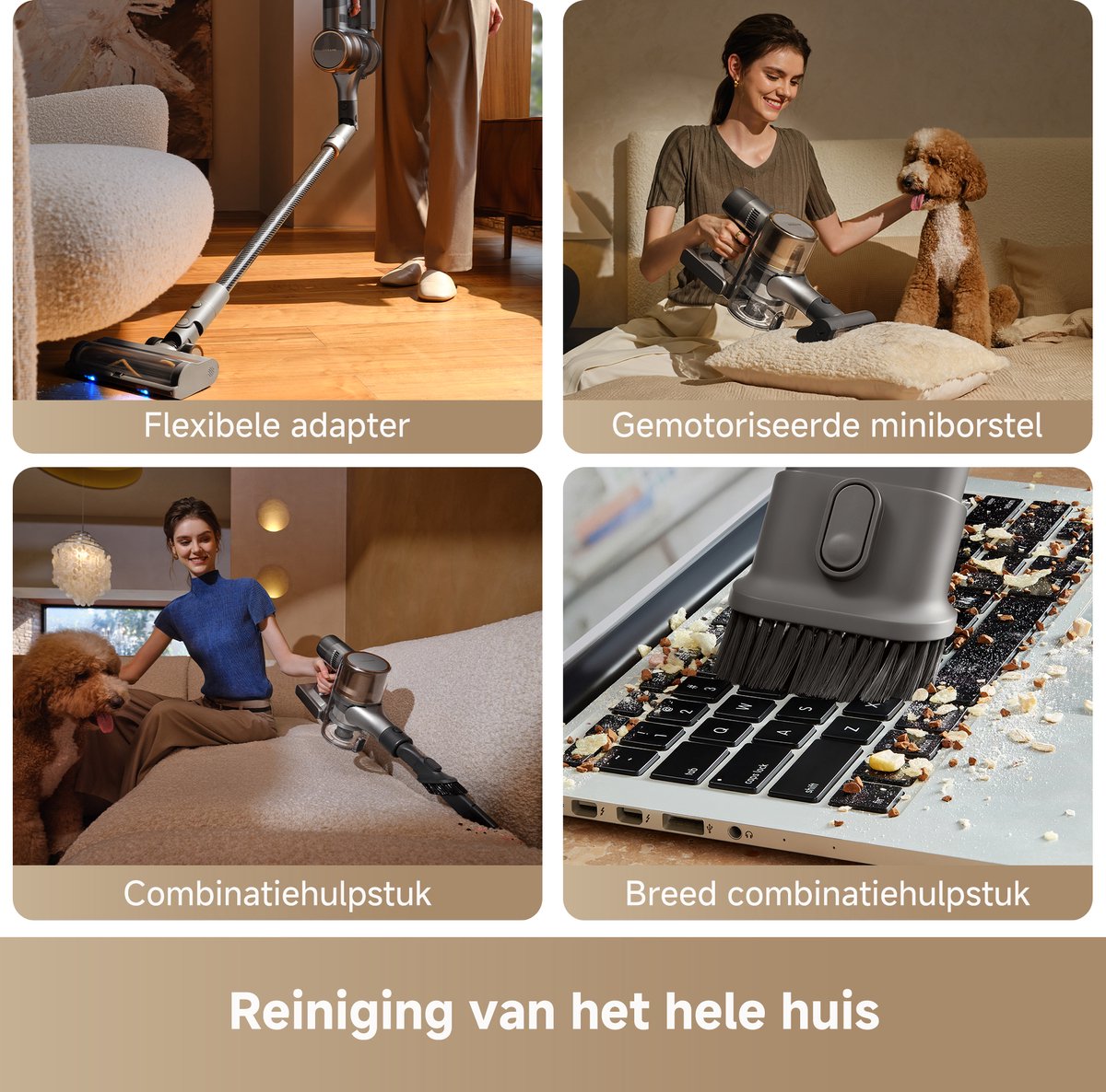 Dreame R30 Snoerloze Steelstofzuiger met 190 AW Zuigkracht - afbeelding 3