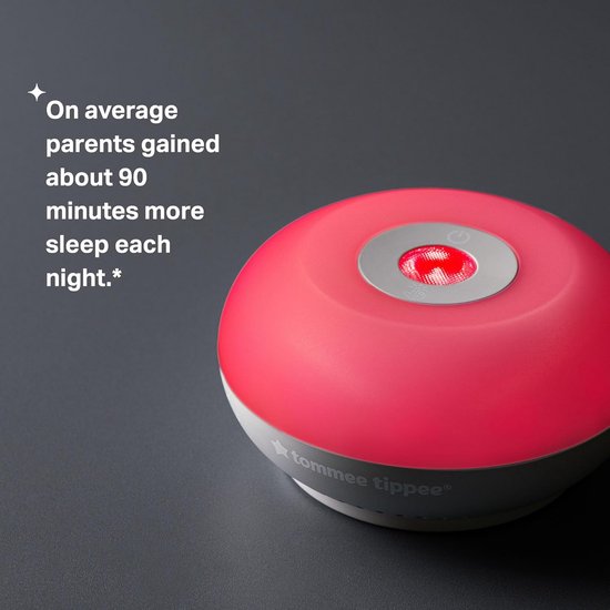 Intelligente Babyslaaphulp met CrySensor, Rood Licht en Roze Geluid — afbeelding 2