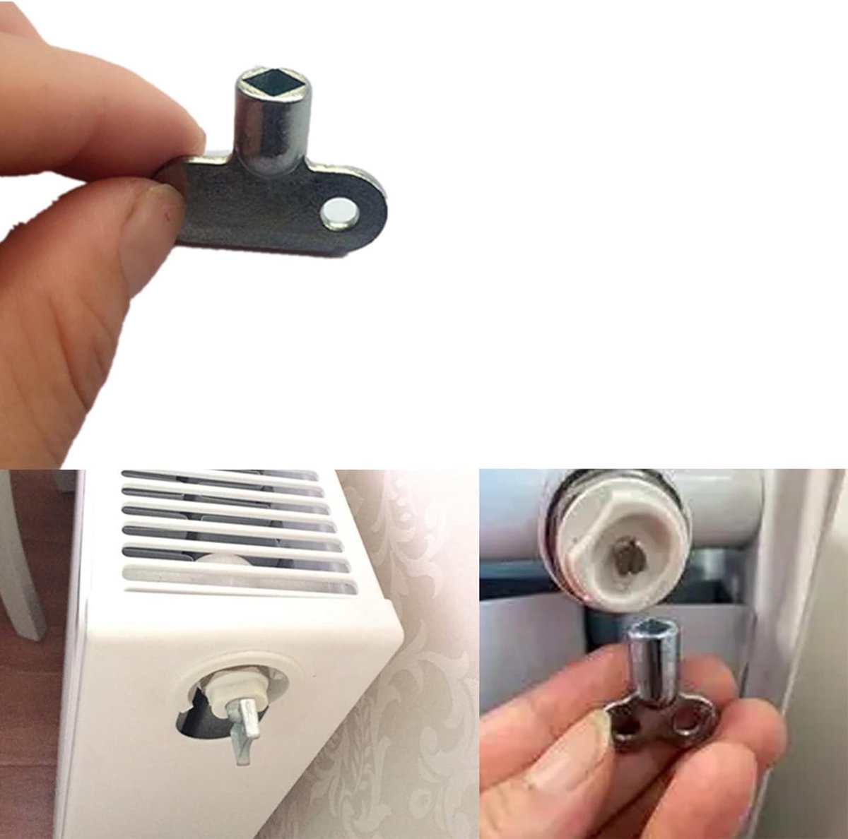 Ontluchtingssleutel Universele Radiatorsleutel voor Radiator Kleppen