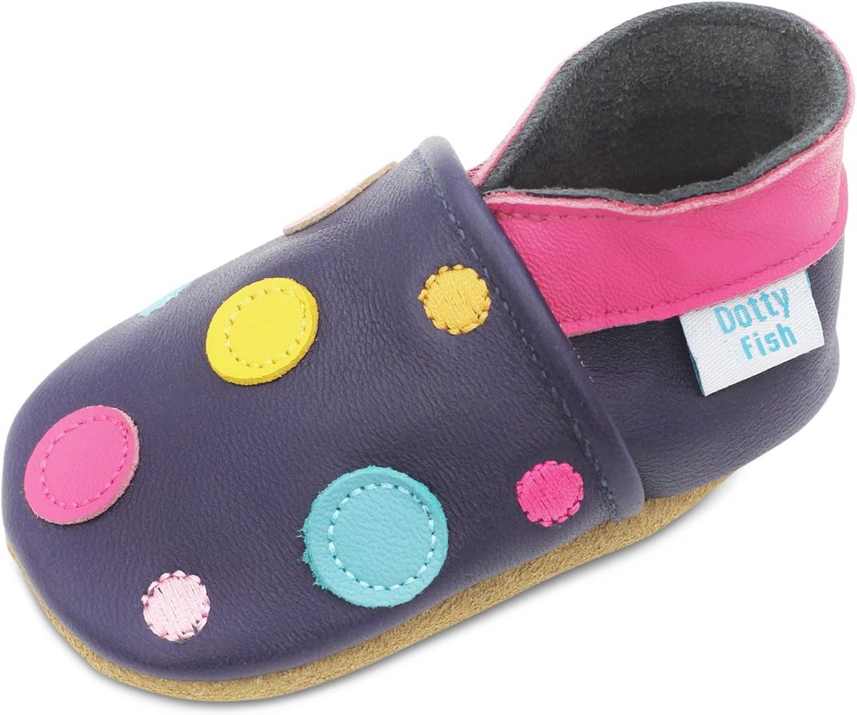 Zachte Leren Slofjes voor Baby en Peuter - Flexibel en Antislip voor Jongens en Meisjes