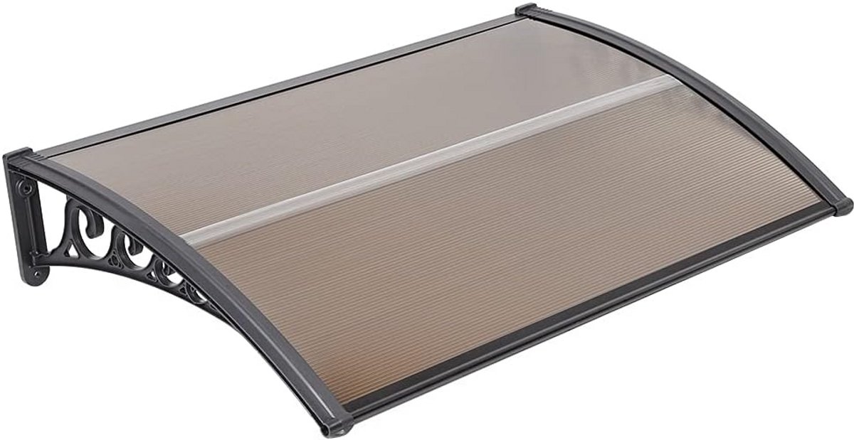 Robuuste Deurluifel van Polycarbonaat voor Voordeur en Terras - 100x150 cm