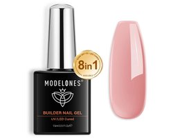 Modelones Rose Blush Builder Nail Gel - TPO & HEMA-free - 15 ml - UV/LED - Sterke & Roze Builder Nagelgel