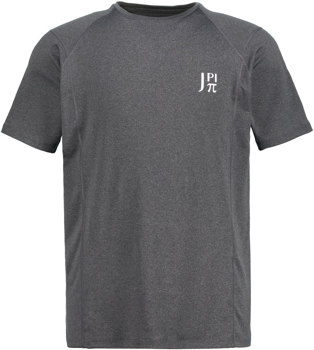 JAY-PI - Heren - Functioneel shirt FLEXNAMIC® fitness korte mouwen QuickDry - Antraciet melange - Maat XXL