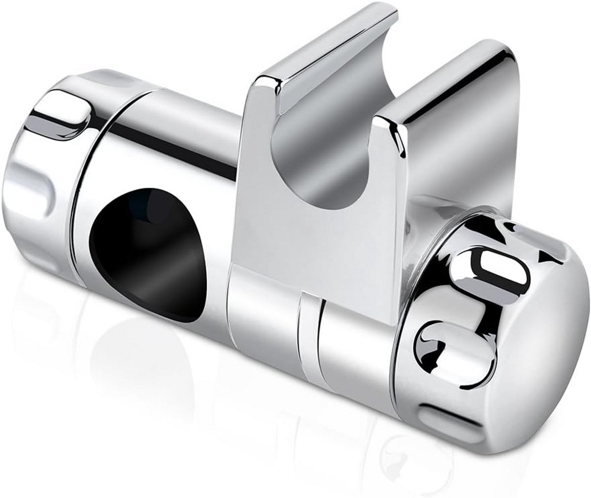 Verstelbare Handdouche Houder Schuifregelaar voor Douchestang 25 mm Chroom