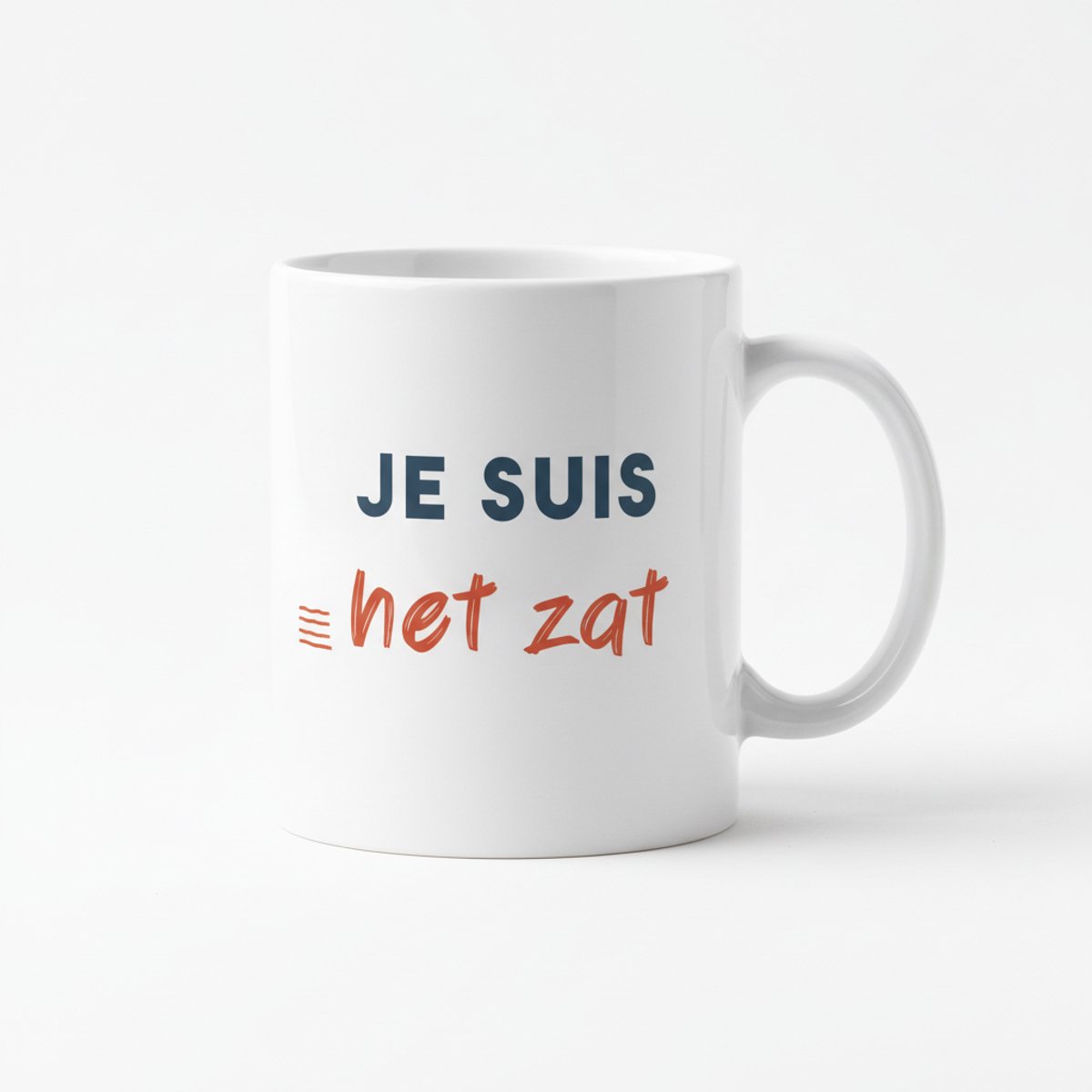 Je Suis Het Zat – Grappige Quote Koffiemok 330 ml