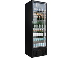 Cubo Staande Barkoelkast 300L - 1 Scharnierende Glazen Deur - Afsluitbaar - CS-310H - Frigo